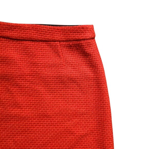 1.State Red Tweed Short Special Occasion Mini Knit Skirt Womens Size 4 - Picture 13 of 15